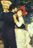 Renoir, Detail from Dance in the Country
