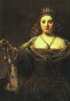 Rembrandt, Detail from Juno