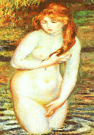 Renoir, Detail from The Bather