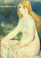 Renoir, Detail from Blonde Bather