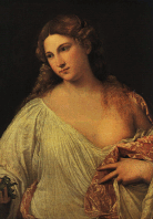 Titian, Detail from Flora